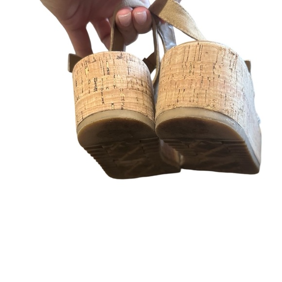 Call It Spring Tan and Brown Platform Sandals - Picture 2 of 5